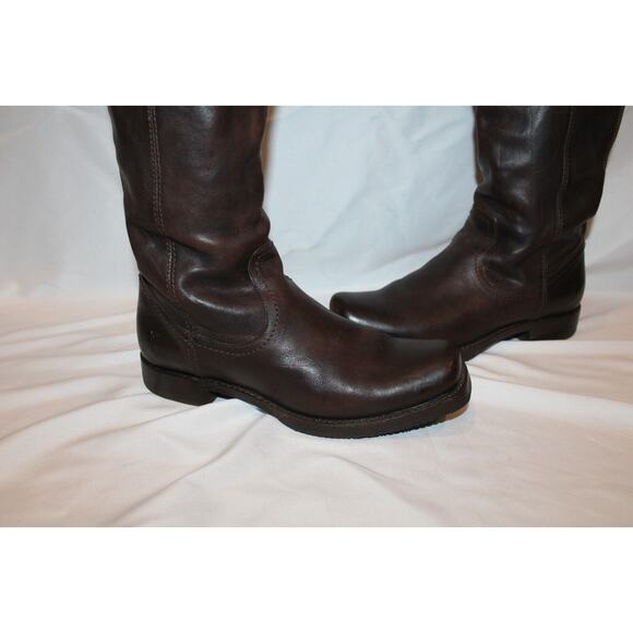 NEW Free People Over The Knee Brown‎ Leather Boots Size 7 - Picture 2 of 8